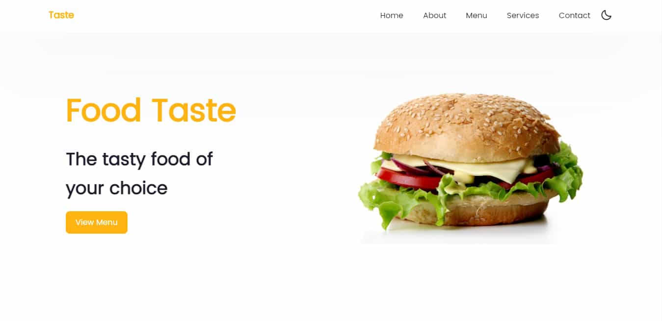 Image Food Taste Website